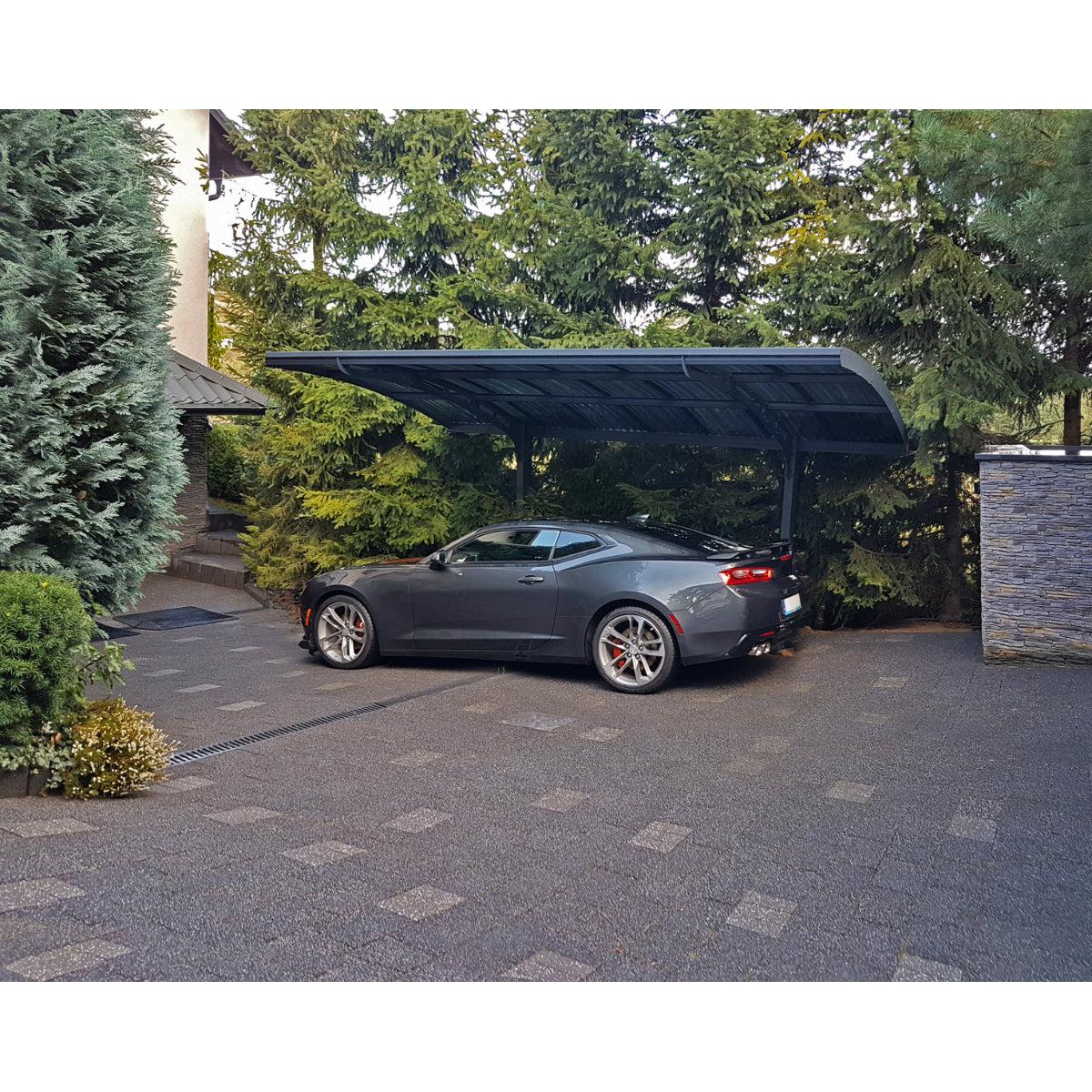 Arizona Wave Aluminum Carport 10 x 16 x 9 ft. | Palram-Canopia-Delightful Yard