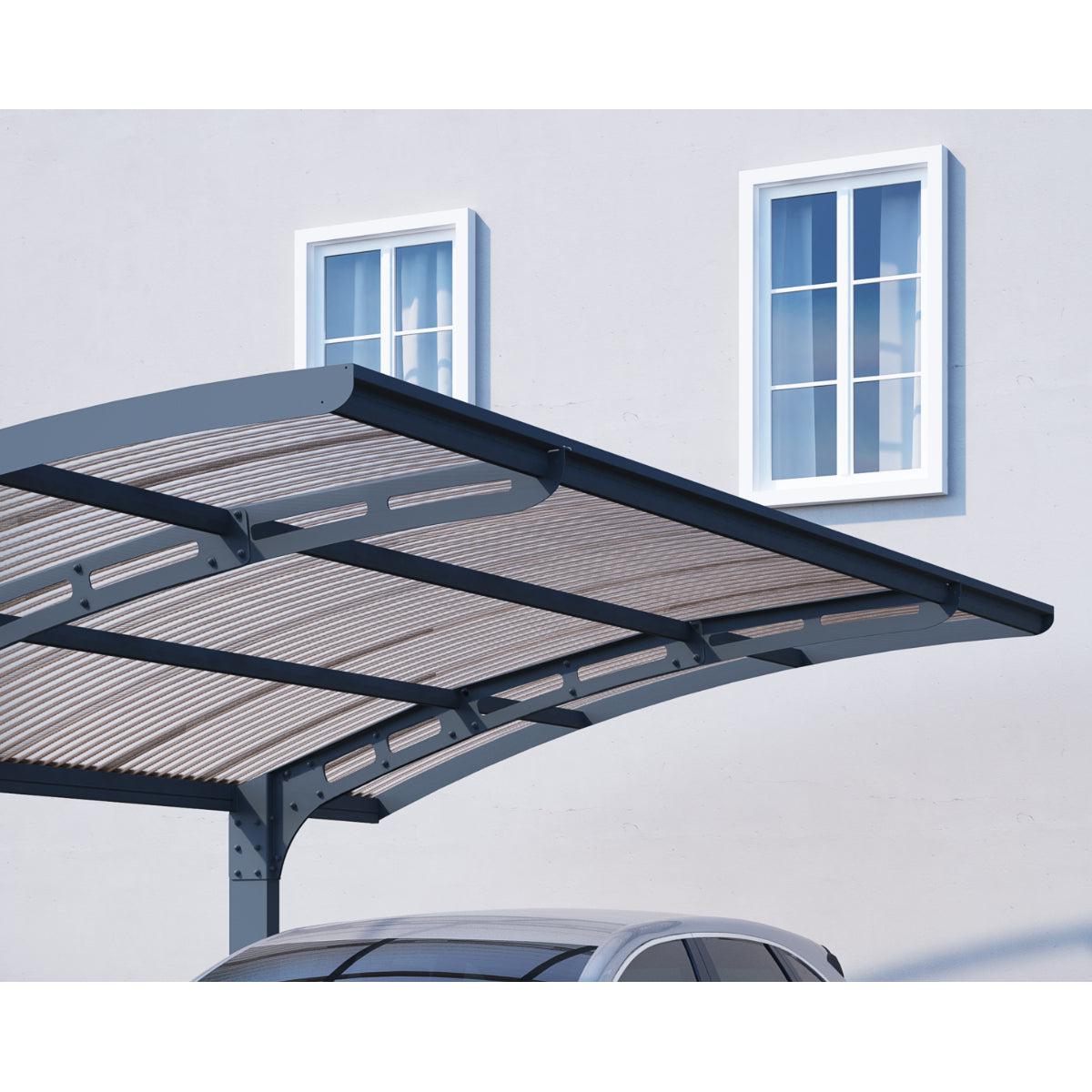 Arizona Wave Aluminum Carport 10 x 16 x 9 ft. | Palram-Canopia-Delightful Yard