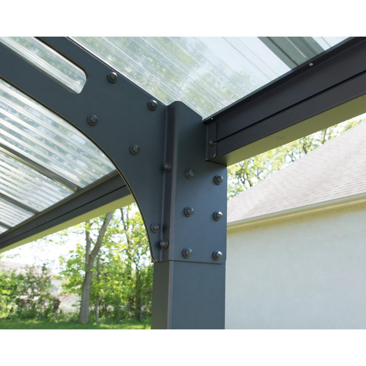 Arizona Wave Aluminum Carport 10 x 16 x 9 ft. | Palram-Canopia-Delightful Yard