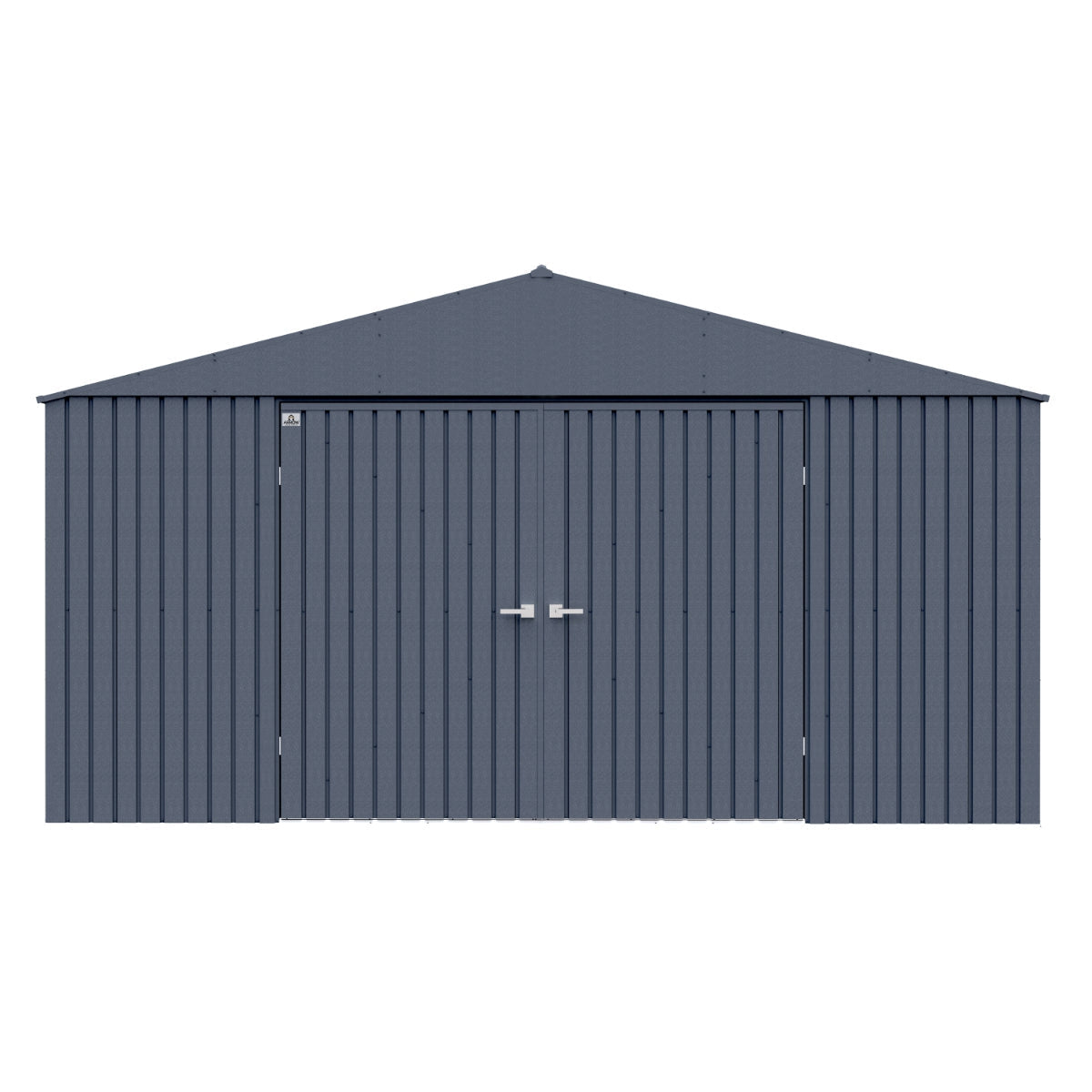 Arrow Elite Steel Storage Shed 14 x 12 ft.-Delightful Yard
