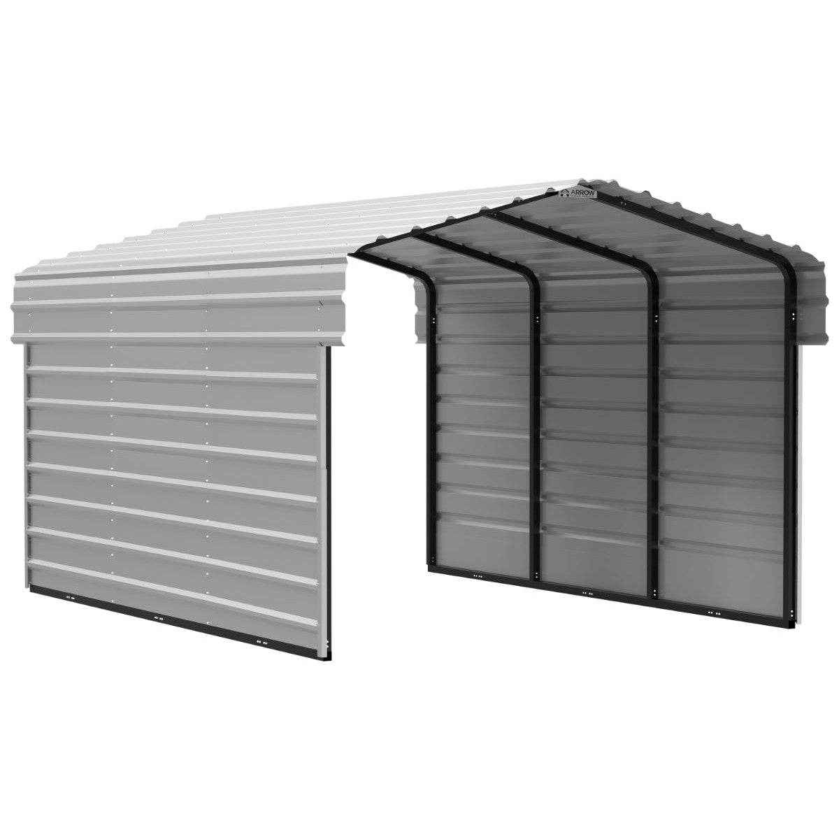 Arrow Steel Carport Canopy 10 x 15 x 7 ft.-Delightful Yard
