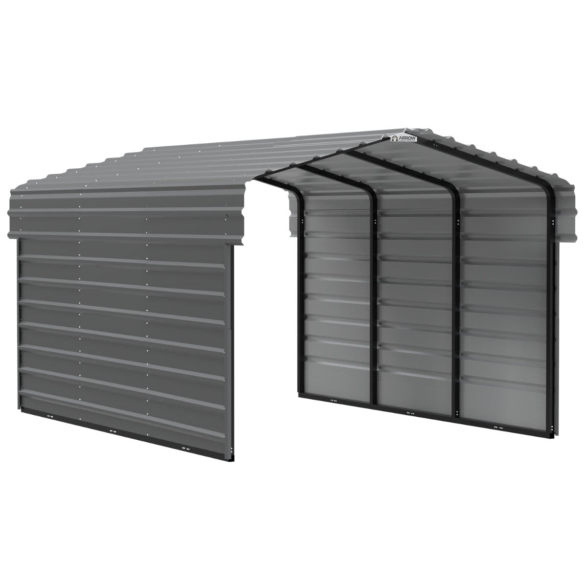 Arrow Steel Carport Canopy 10 x 15 x 7 ft.-Delightful Yard