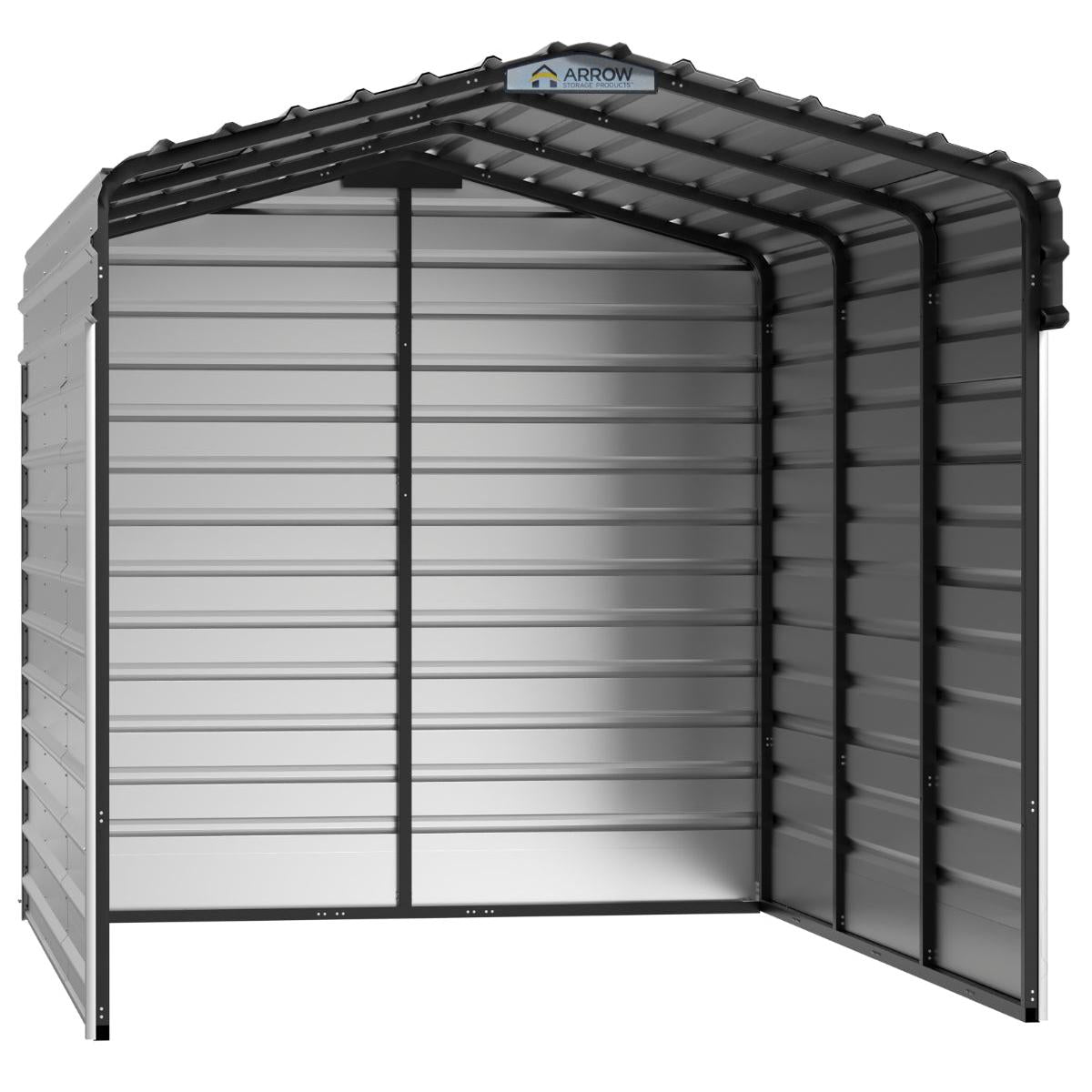 Arrow Steel Carport Canopy 10 x 15 x 9 ft.-Delightful Yard