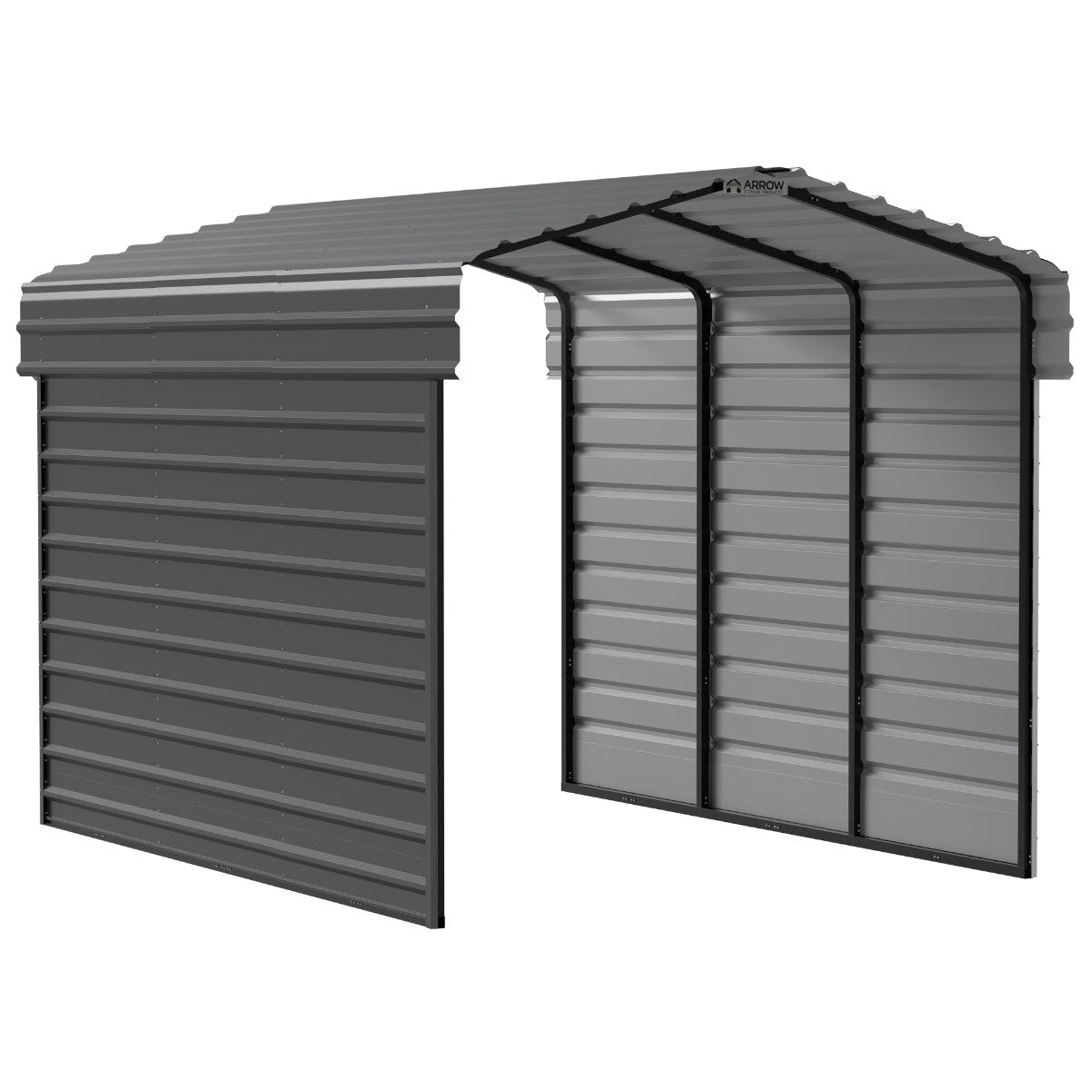 Arrow Steel Carport Canopy 10 x 15 x 9 ft.-Delightful Yard