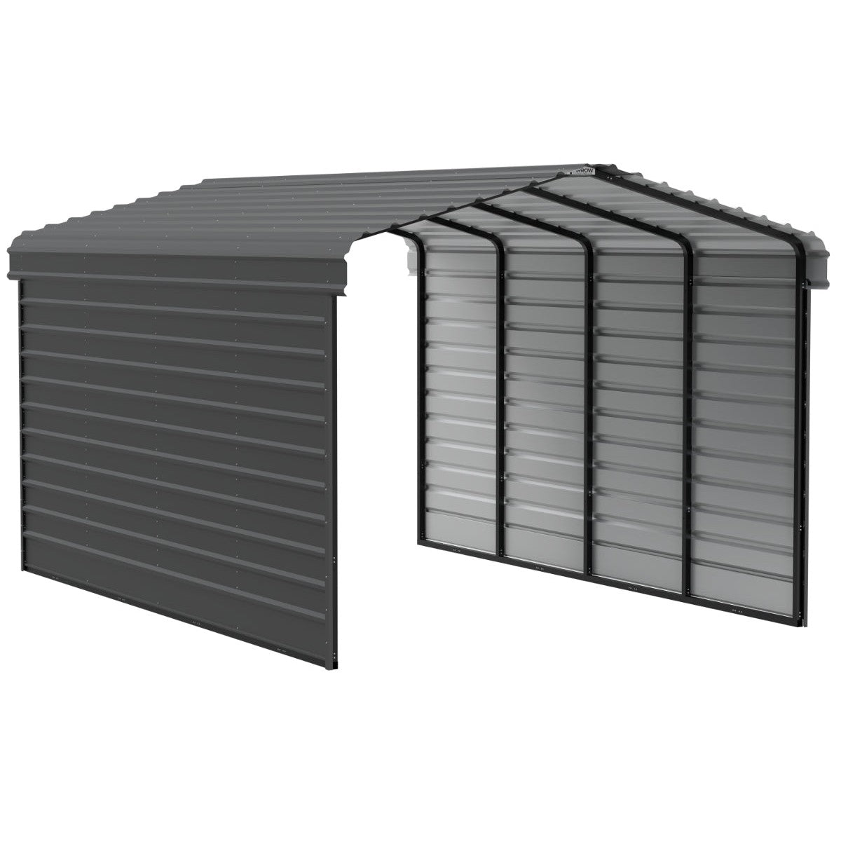 Arrow Steel Carport Canopy 12 x 20 x 9 ft.-Delightful Yard