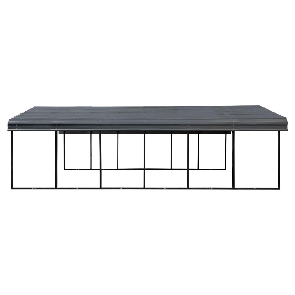 Arrow Steel Carport Canopy 20 x 29 x 7 ft.-Delightful Yard