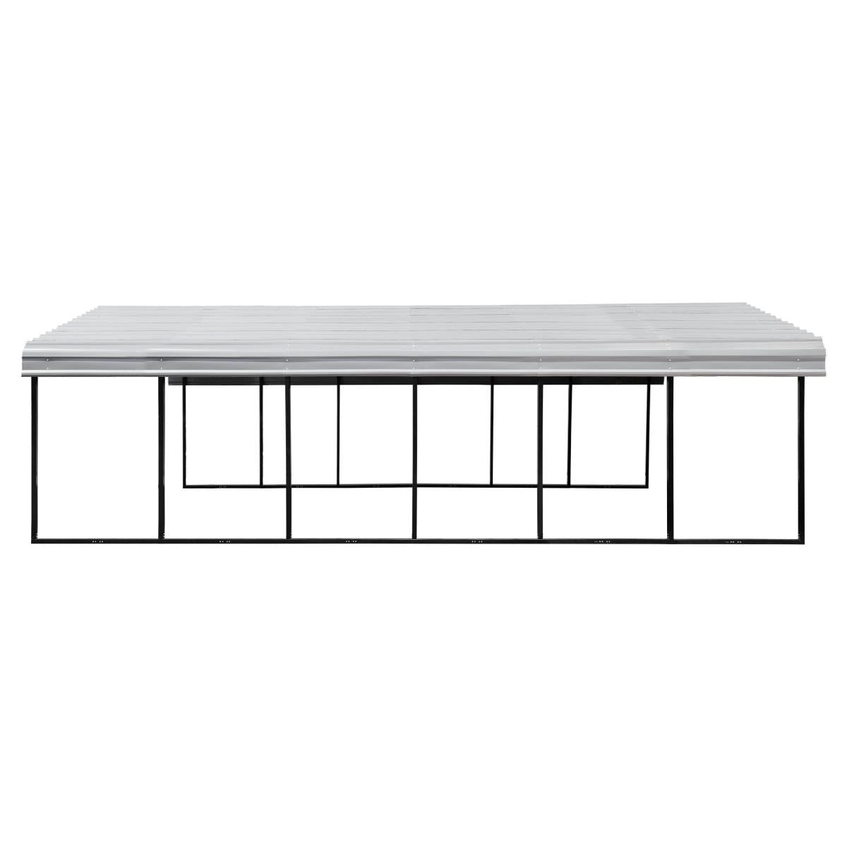 Arrow Steel Carport Canopy 20 x 29 x 7 ft.-Delightful Yard