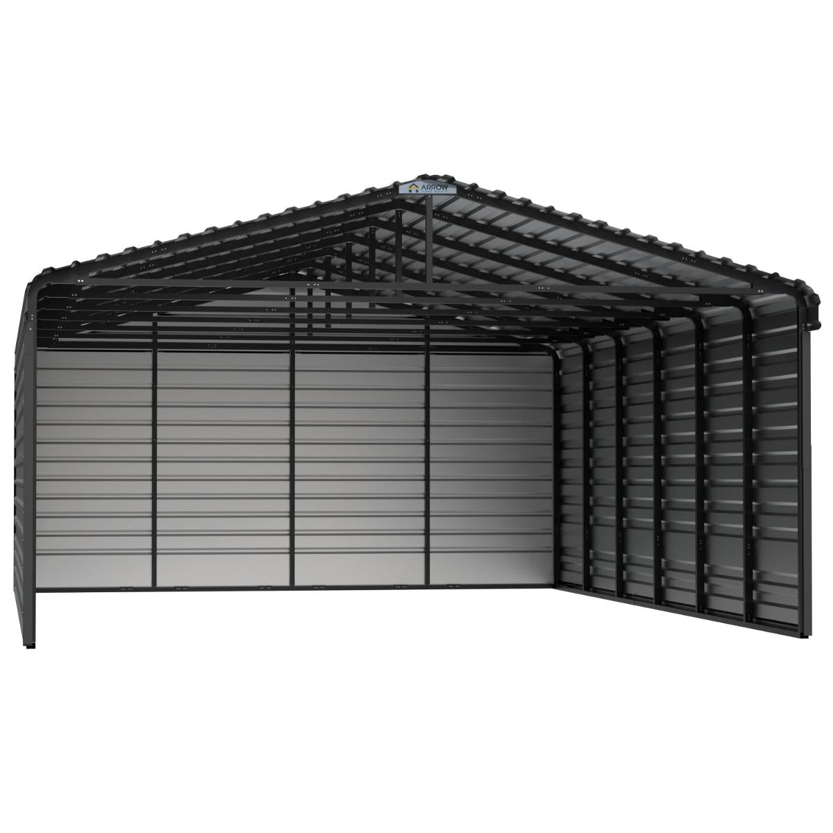 Arrow Steel Carport Canopy 20 x 29 x 9 ft.-Delightful Yard