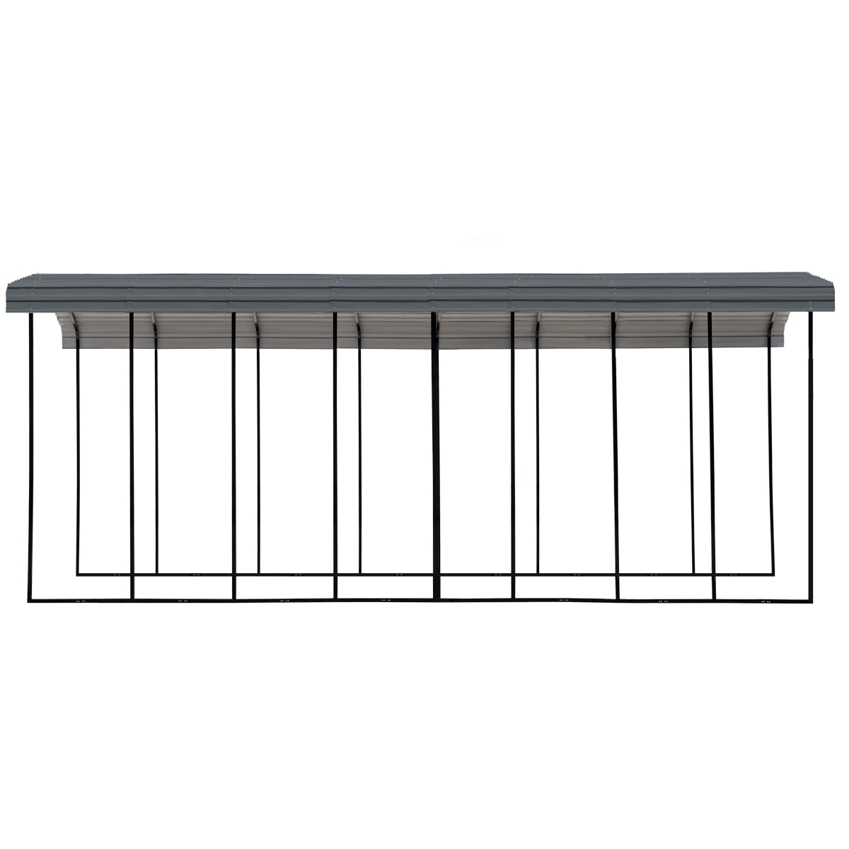 Arrow Steel RV Carport Canopy 14 x 38 x 14 ft.-Delightful Yard