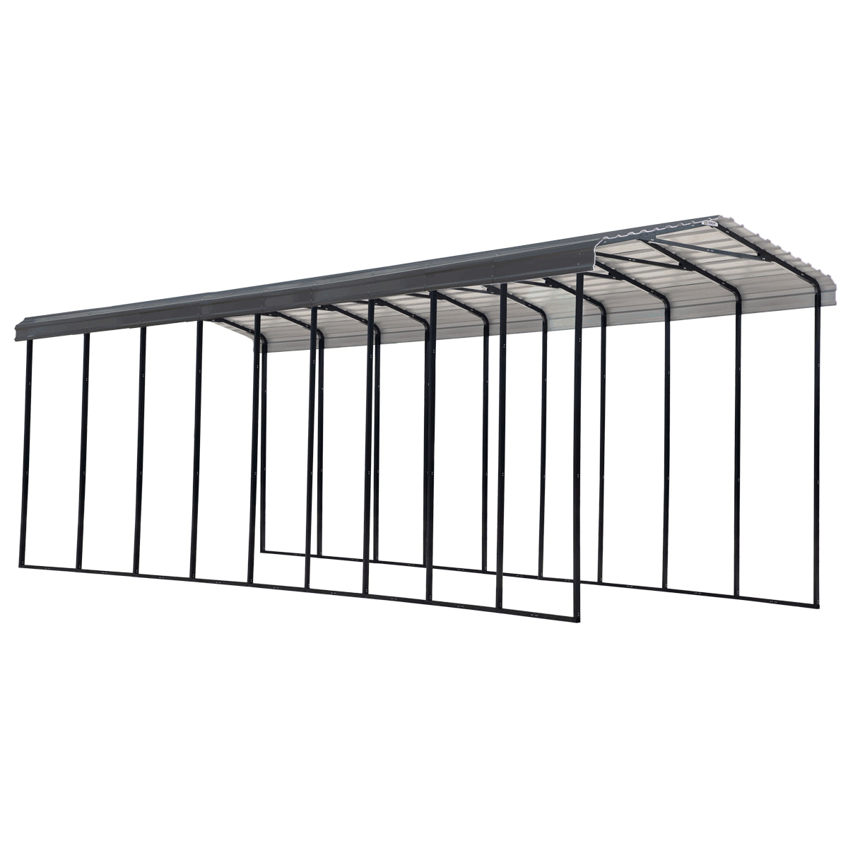 Arrow Steel RV Carport Canopy 14 x 42 x 14 ft.-Delightful Yard