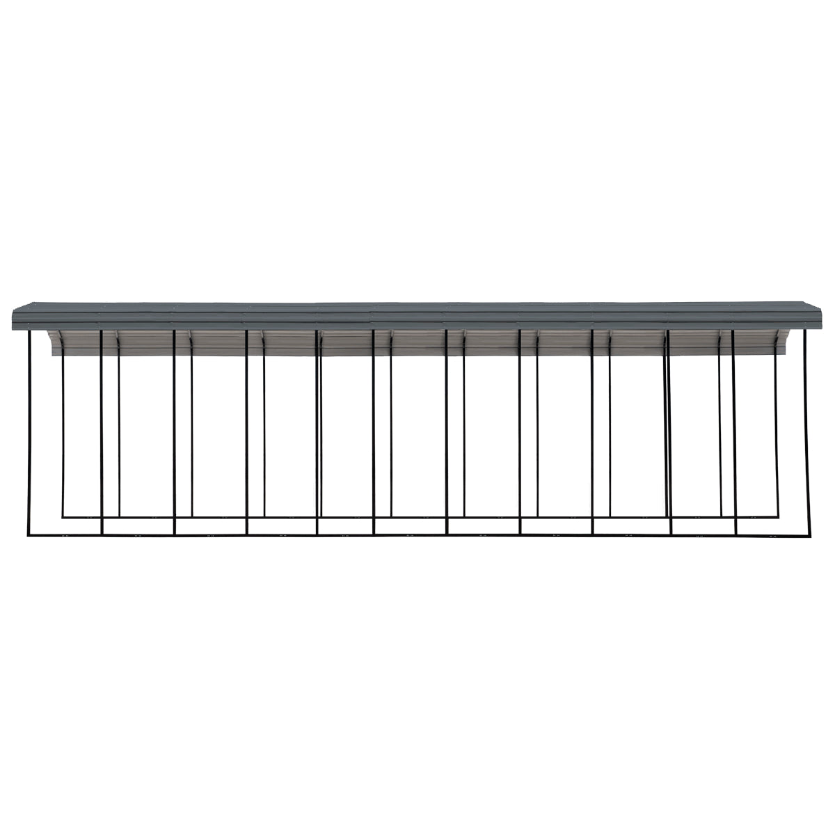 Arrow Steel RV Carport Canopy 14 x 51 x 14 ft.-Delightful Yard