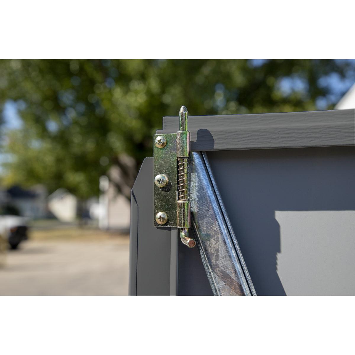 Arrow Yardsaver Steel Storage Shed 4 x 10 ft.-Delightful Yard