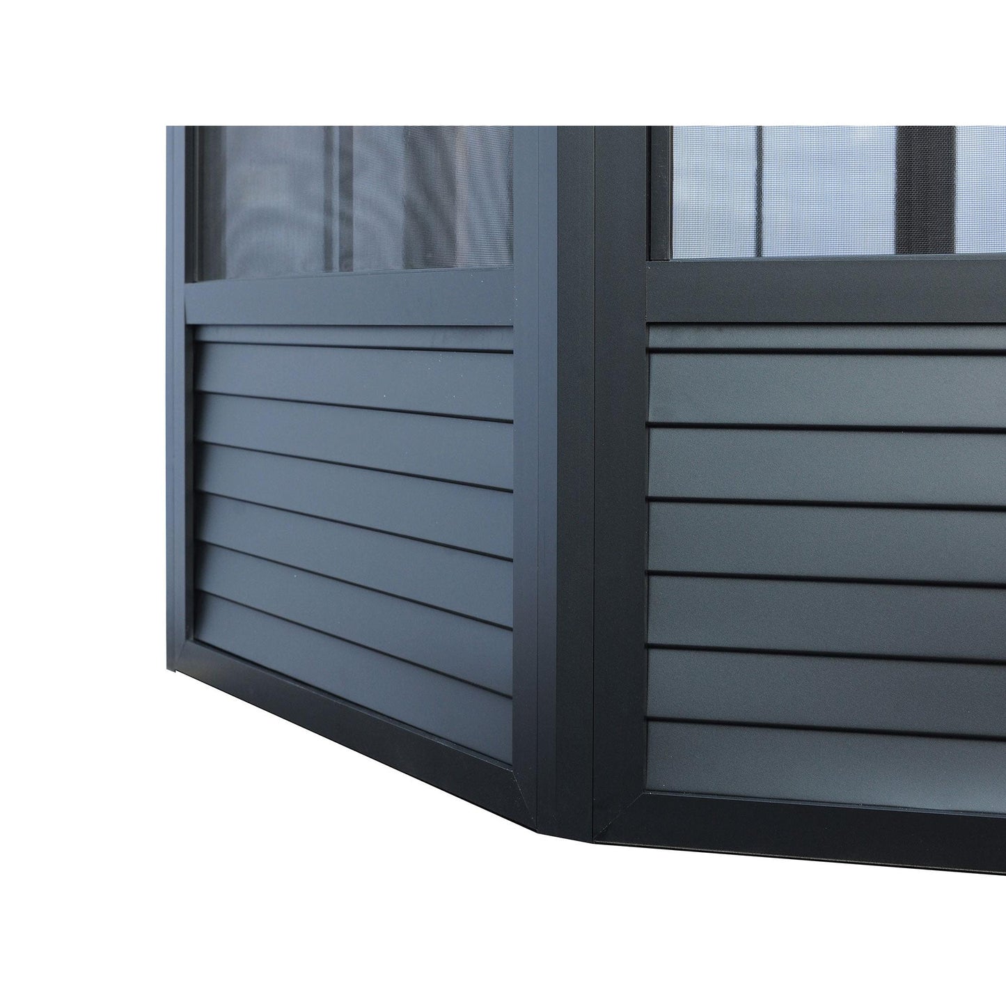 Florence Aluminum Solarium Metal Roof 12 x 15 ft. | Gazebo PenGuin-Delightful Yard