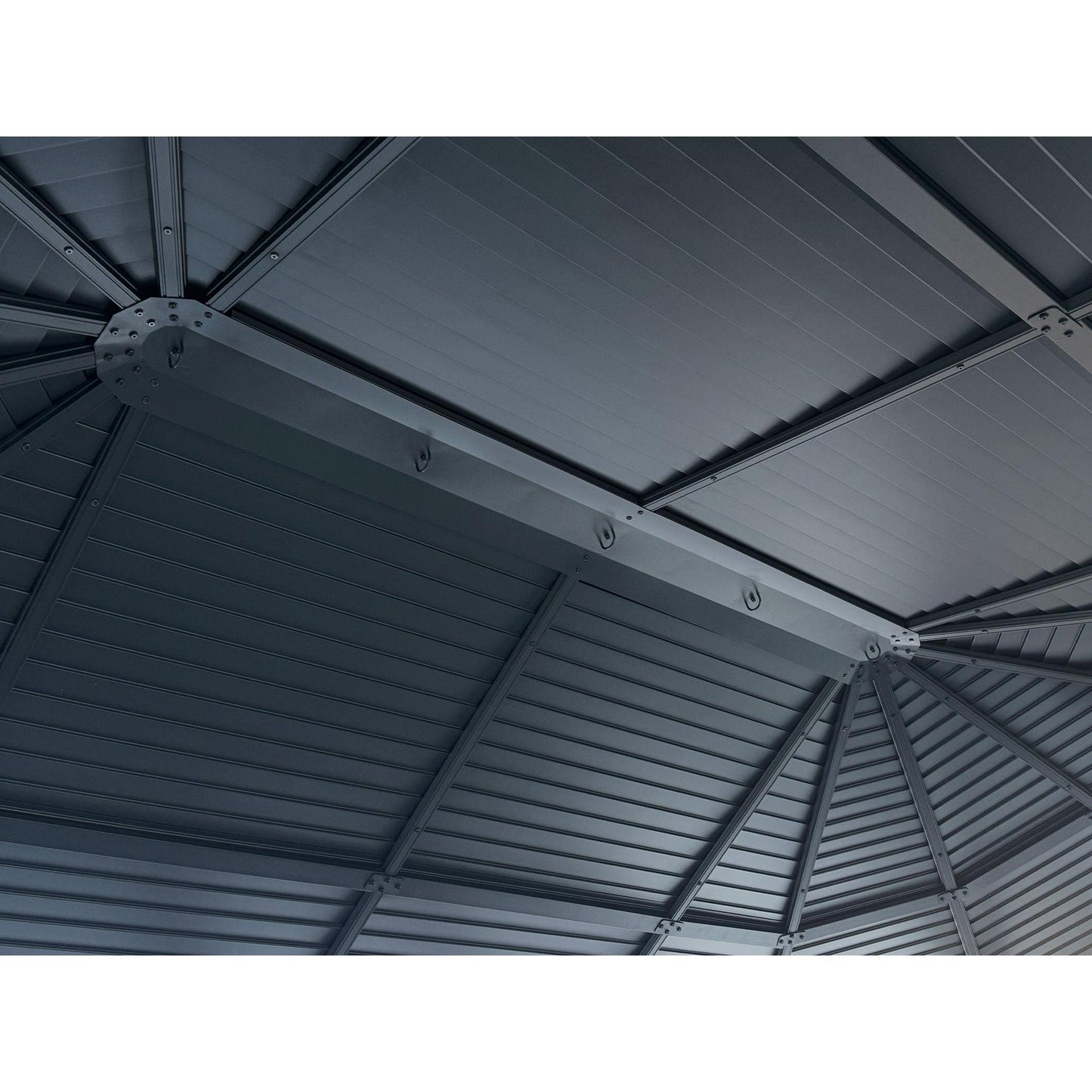 Florence Aluminum Solarium Metal Roof 12 x 18 ft. | Gazebo PenGuin-Delightful Yard