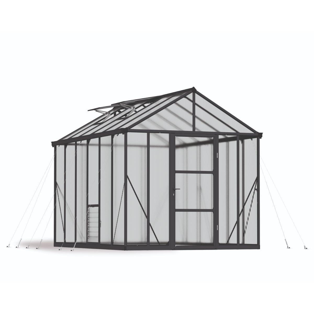 Glory Deluxe Polycarbonate Greenhouse 8 x 12 ft. | Palram-Canopia-Delightful Yard