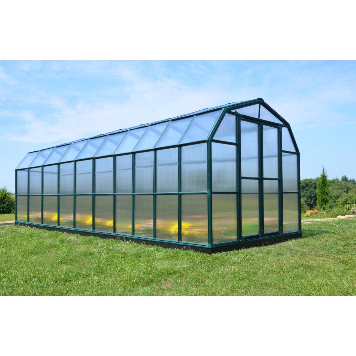 Grand Gardener Polycarbonate Greenhouse 8 x 20 ft. | Rion by Palram-Canopia-Delightful Yard