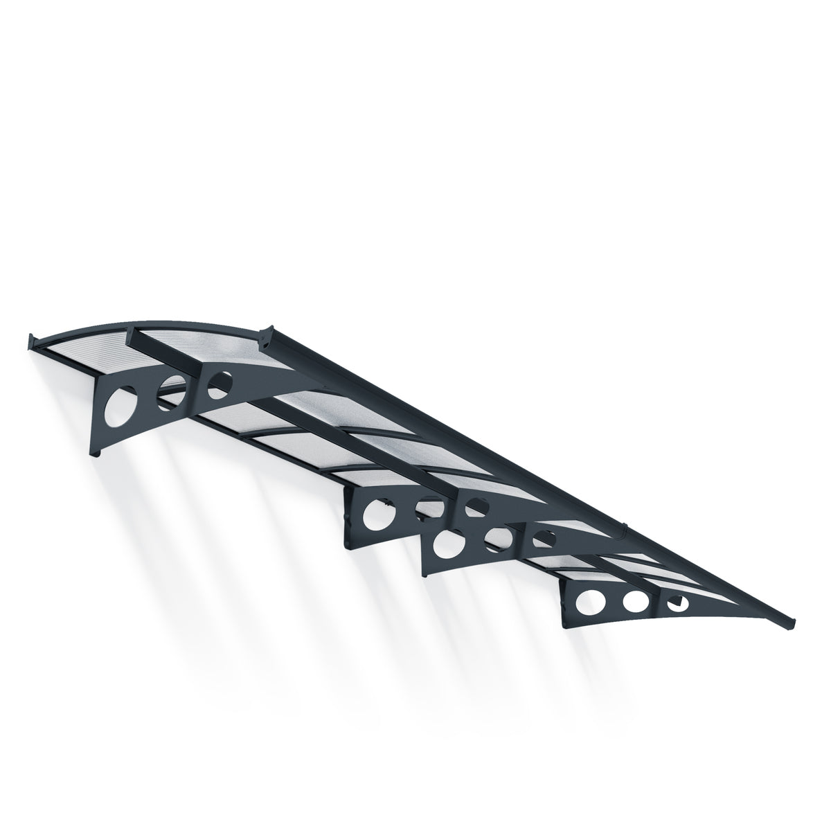 Herald Door Awning 7 x 5 ft. TwinWall Panel | Palram-Canopia-Delightful Yard