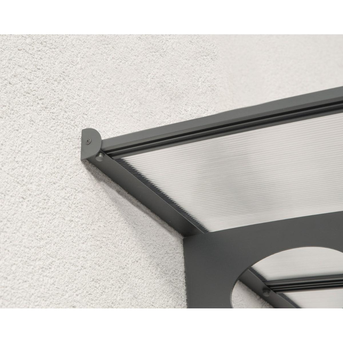 Herald Door Awning 7 x 5 ft. TwinWall Panel | Palram-Canopia-Delightful Yard