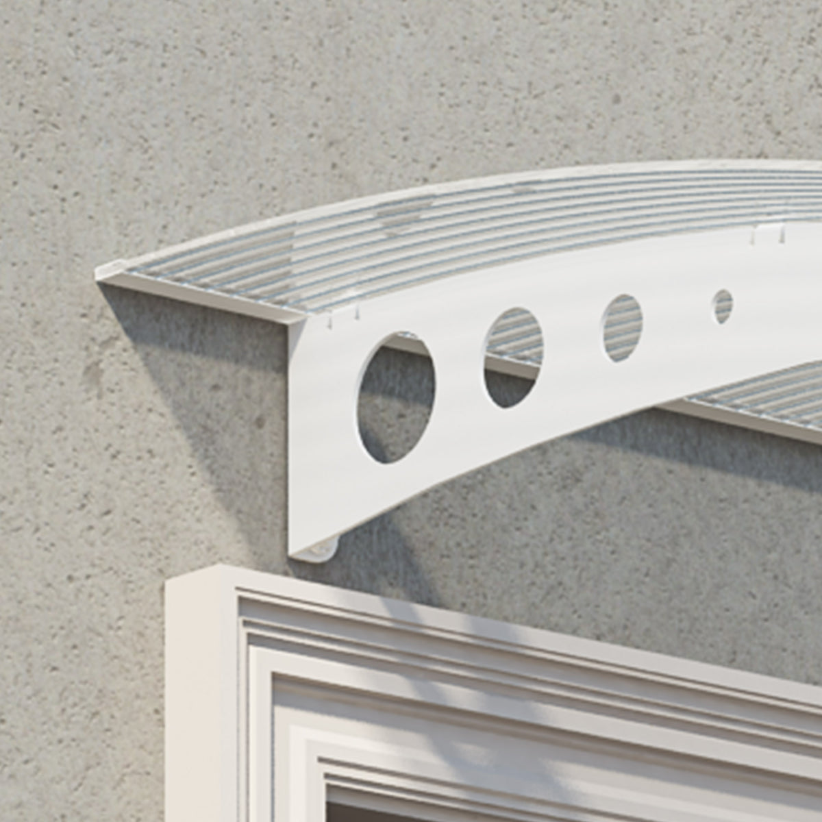 Lyra Door Awning 4.5 x 2 ft. TwinWall Panel | Palram-Canopia-Delightful Yard