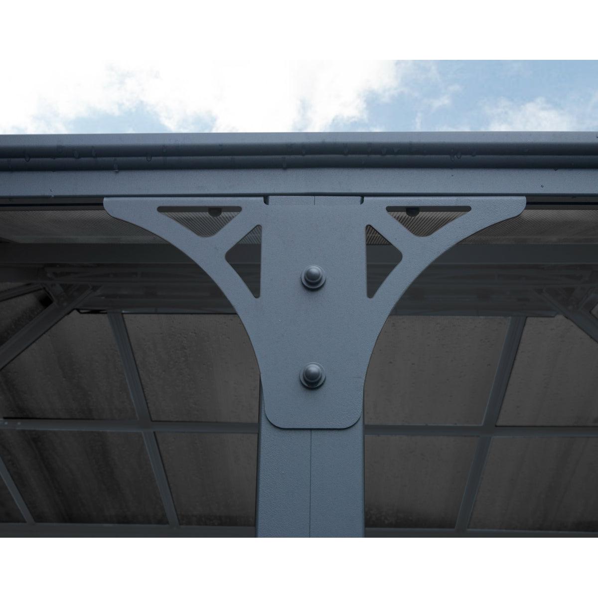Martinique Aluminum Gazebo 12 x 16 ft. | Palram-Canopia-Delightful Yard
