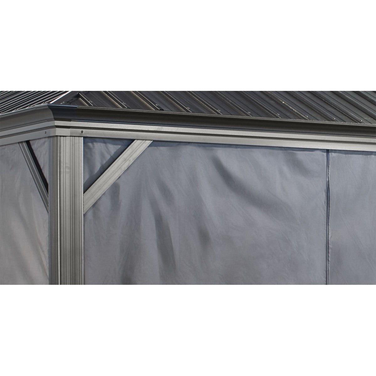 Monaco, Messina, Mykonos, and Moreno Gazebo Curtains 12 x 14 ft | Sojag-Delightful Yard