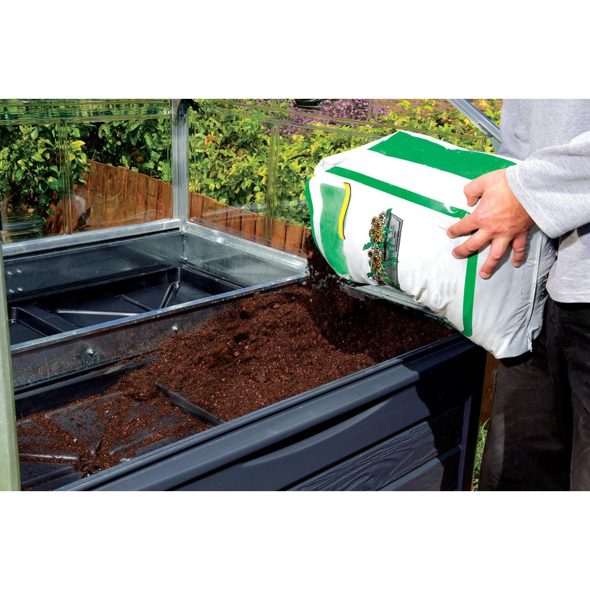 Plant Inn Polycarbonate Mini Greenhouse 4 x 4 ft. | Palram-Canopia-Delightful Yard