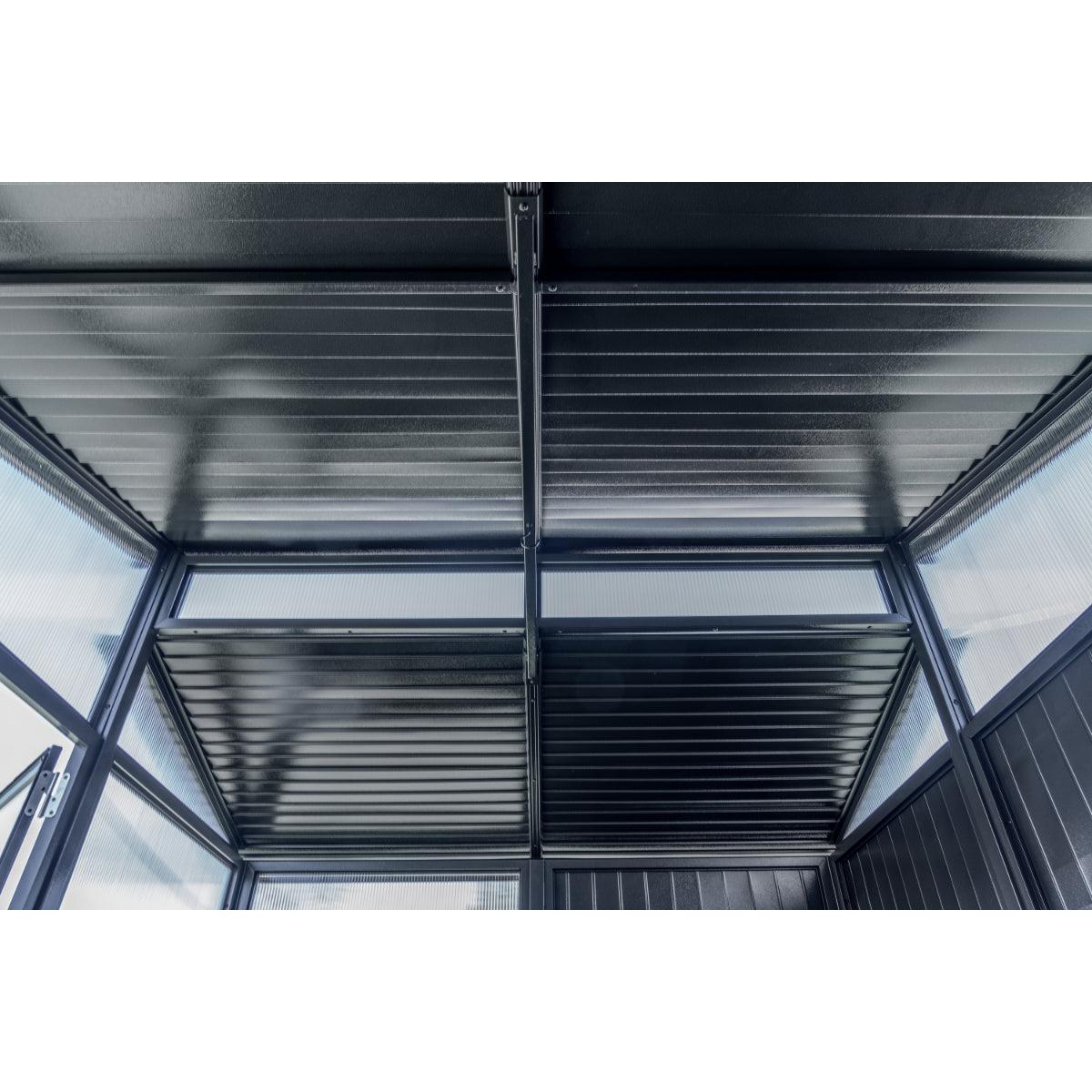 Rainier Aluminum Frame Storage Shed 8 x 11 ft | Sojag-Delightful Yard