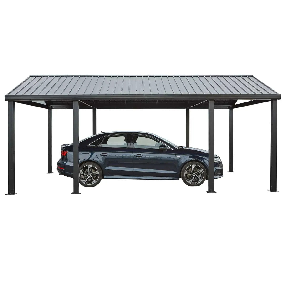 Samara Premium Steel Carport 12 ft x 20 ft | Sojag-Delightful Yard