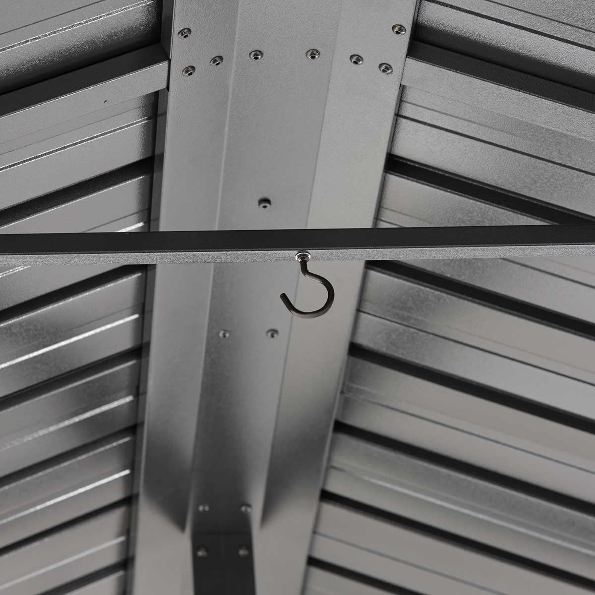 Samara Premium Steel Carport 12 ft x 20 ft | Sojag-Delightful Yard