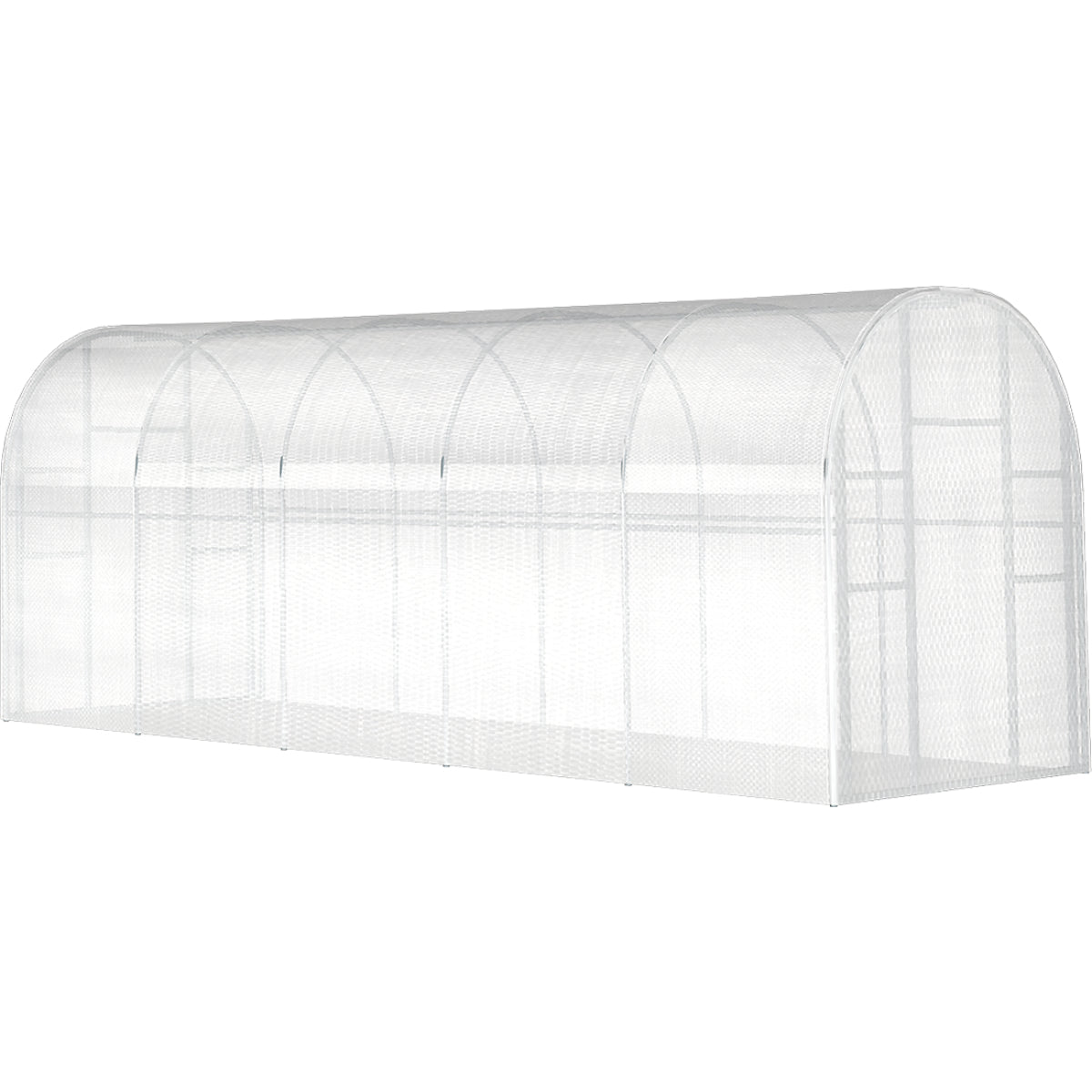 ShelterTech Custom High Tunnel Greenhouse-Delightful Yard