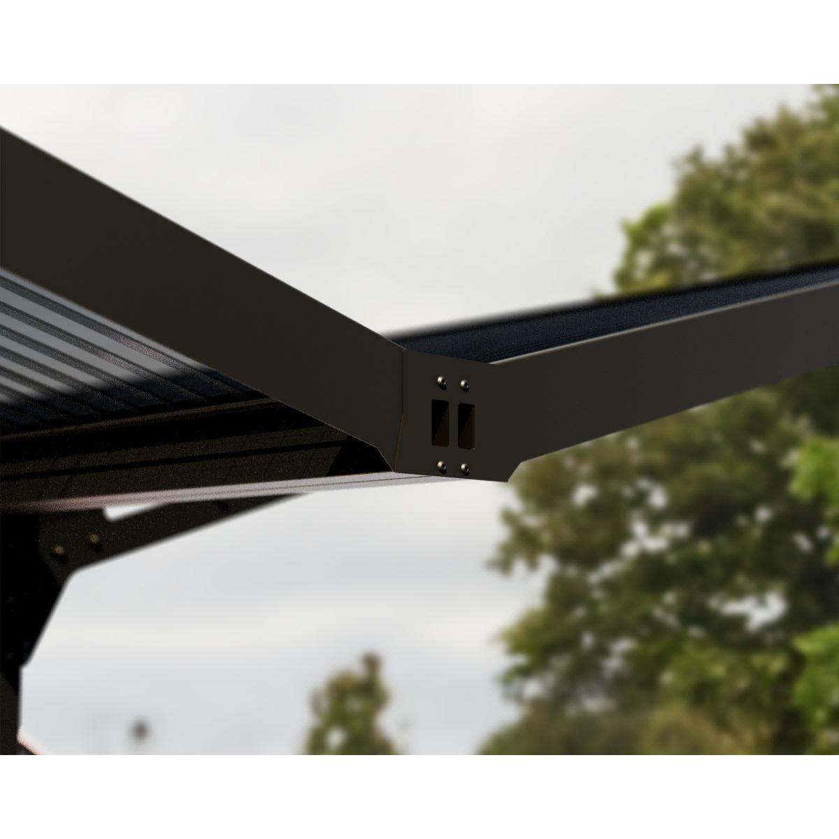 Sydney Wave Aluminum Carport 10 x 20 x 9 ft. | Palram-Canopia-Delightful Yard