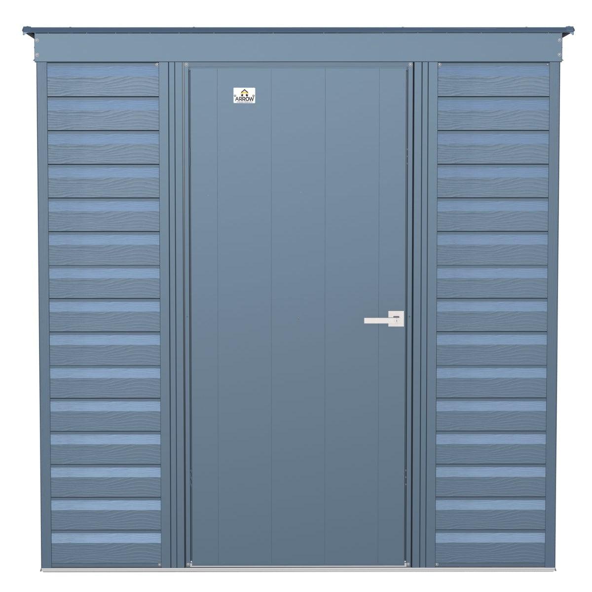 Arrow Select Steel Storage Shed 6 x 4 ft. | Pent Roof - Delightful Yard