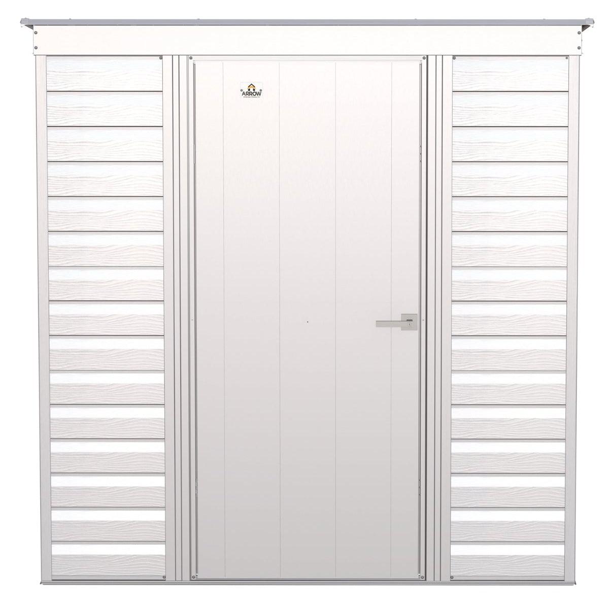 Arrow Select Steel Storage Shed 6 x 4 ft. | Pent Roof - Delightful Yard