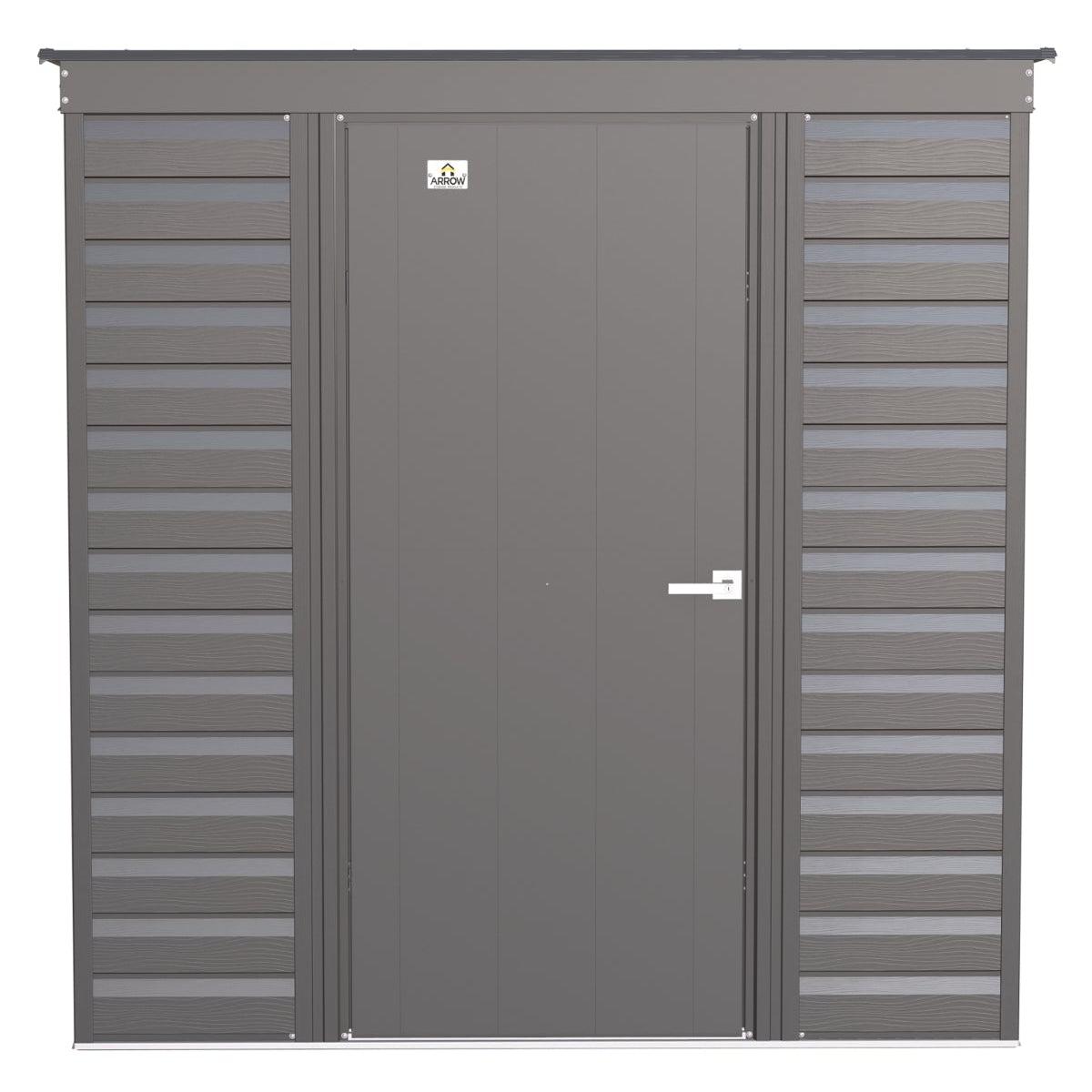 Arrow Select Steel Storage Shed 6 x 4 ft. | Pent Roof - Delightful Yard