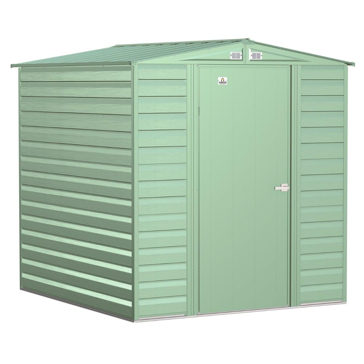 Arrow Select Steel Storage Shed 6 x 7 ft. - Delightful Yard