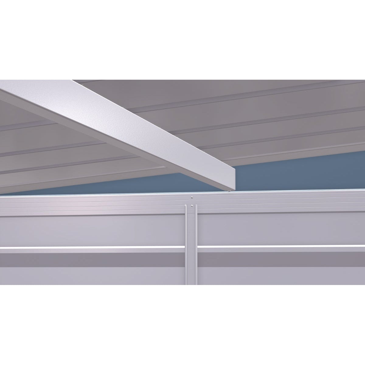Arrow Select Steel Storage Shed 8 x 4 ft. | Pent Roof - Delightful Yard
