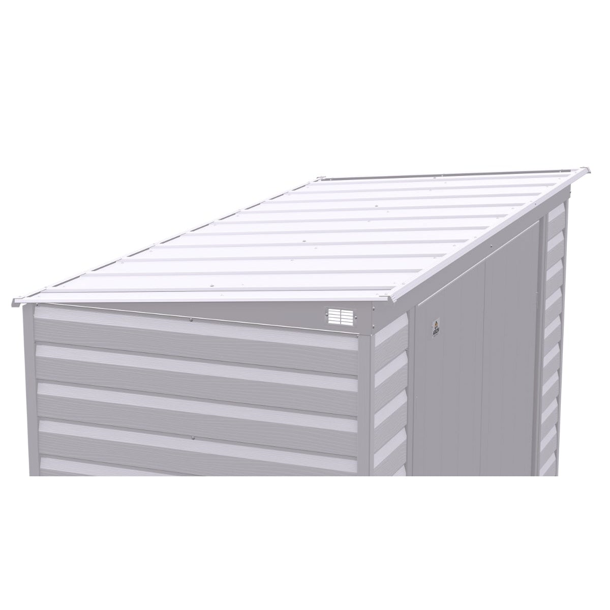 Arrow Select Steel Storage Shed 8 x 4 ft. | Pent Roof - Delightful Yard