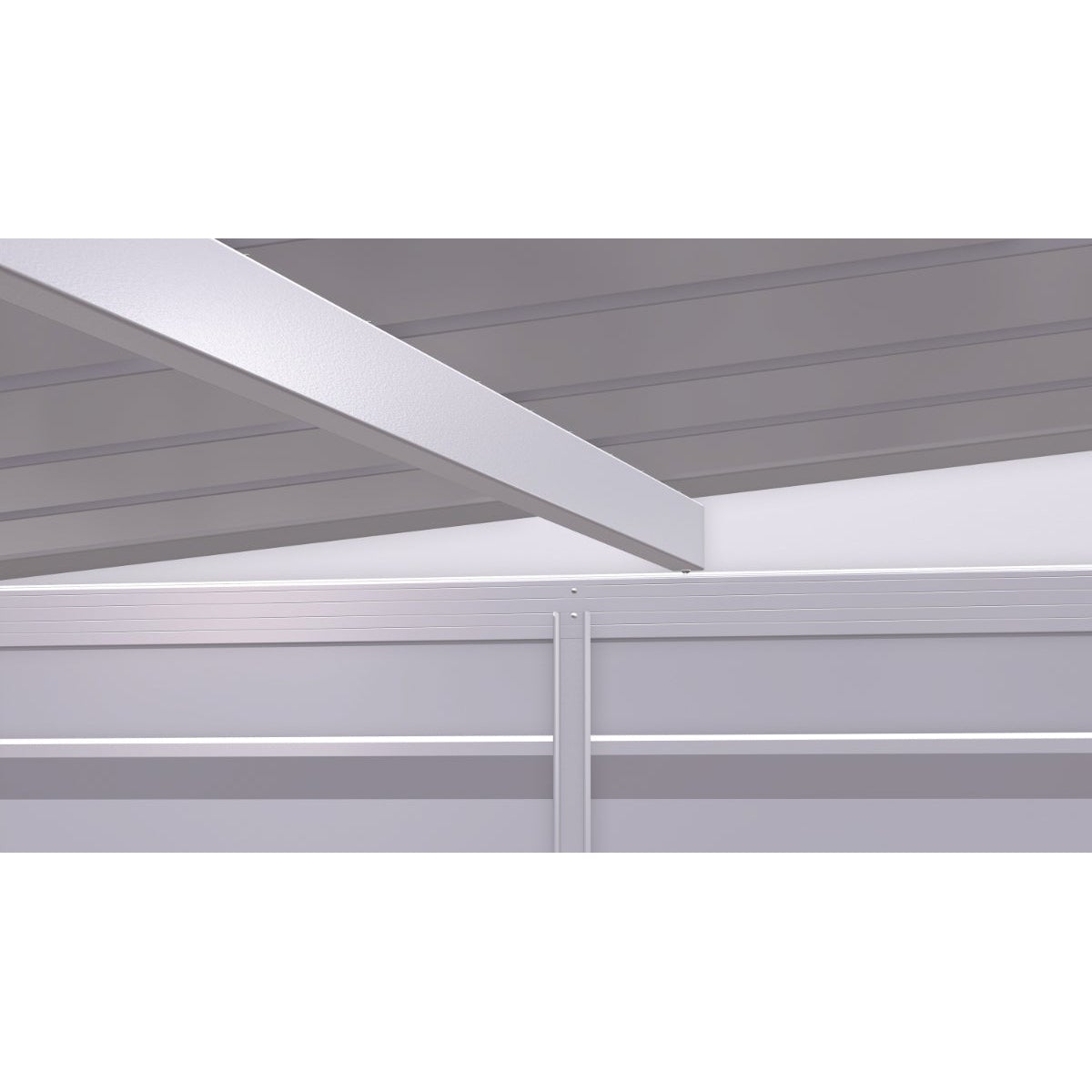 Arrow Select Steel Storage Shed 8 x 4 ft. | Pent Roof - Delightful Yard