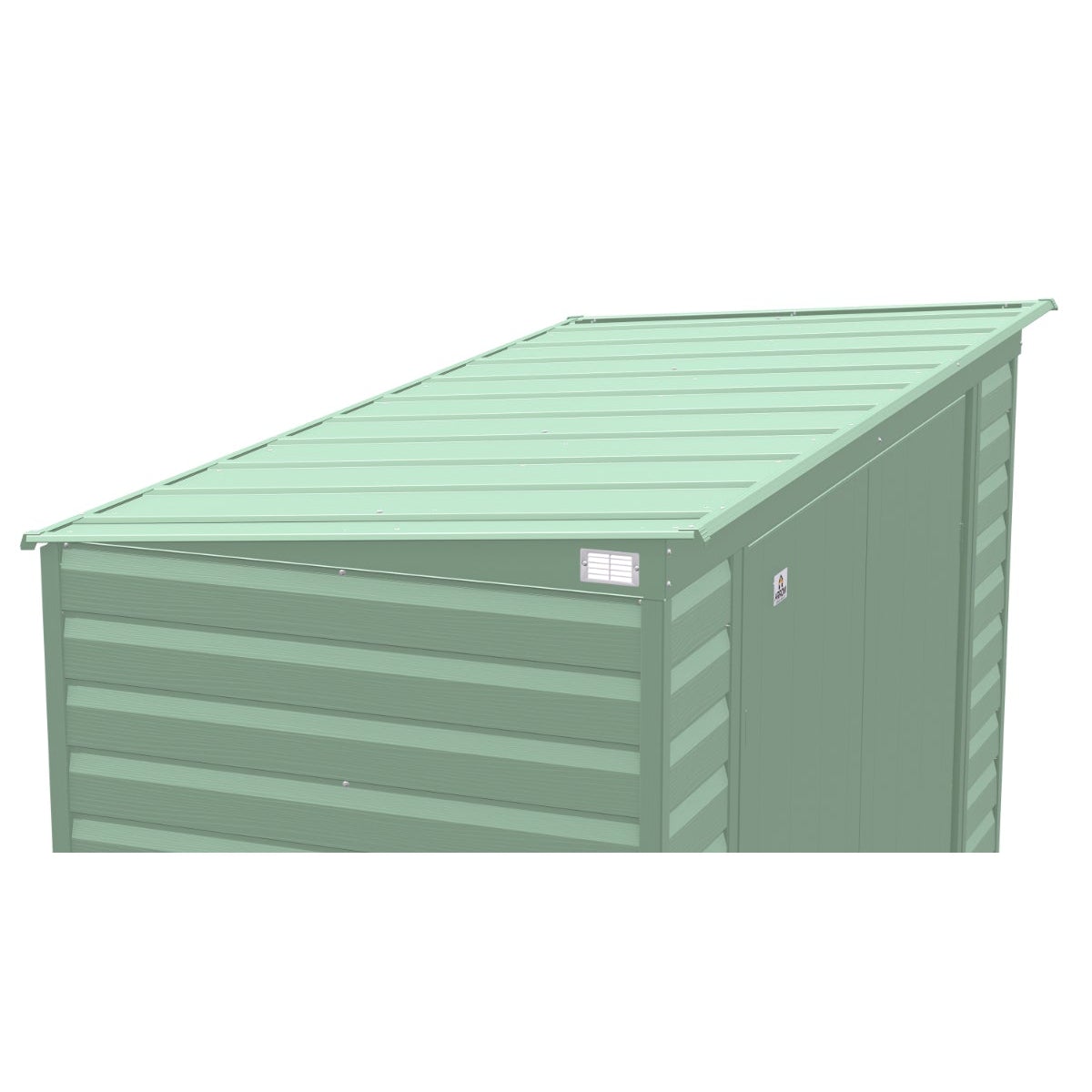 Arrow Select Steel Storage Shed 8 x 4 ft. | Pent Roof - Delightful Yard