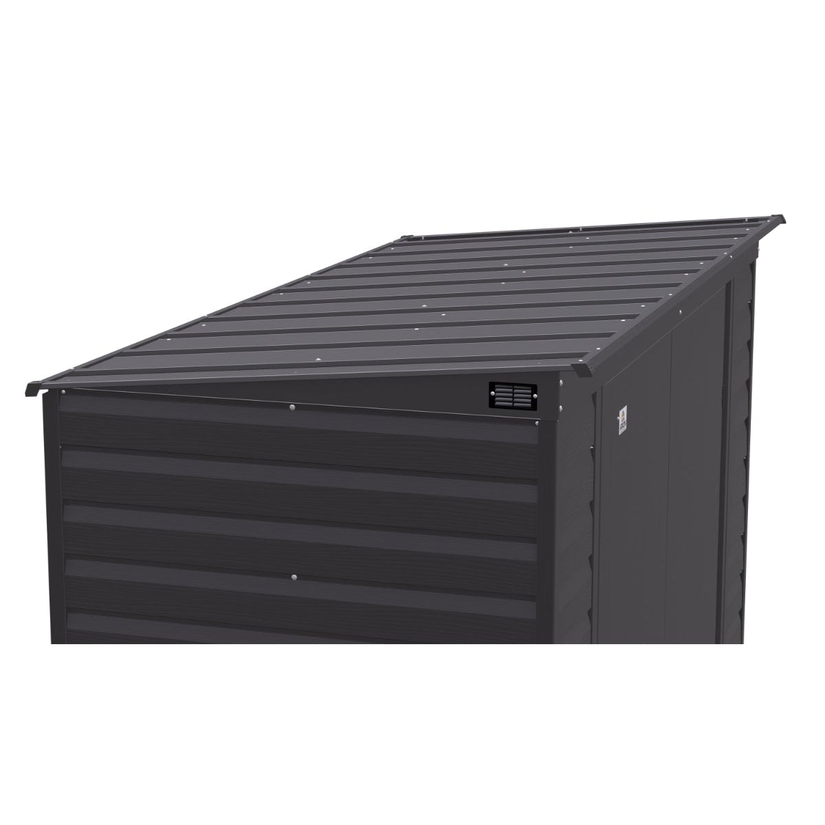 Arrow Select Steel Storage Shed 8 x 4 ft. | Pent Roof - Delightful Yard