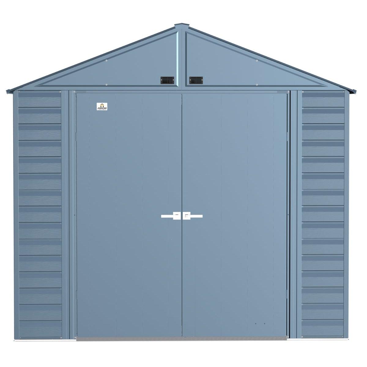 Arrow Select Steel Storage Shed 8 x 6 ft. - Delightful Yard