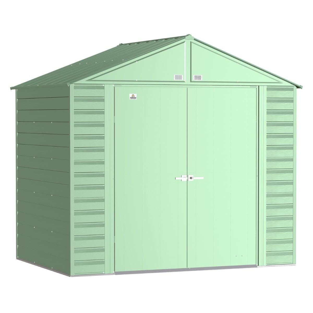 Arrow Select Steel Storage Shed 8 x 6 ft. - Delightful Yard