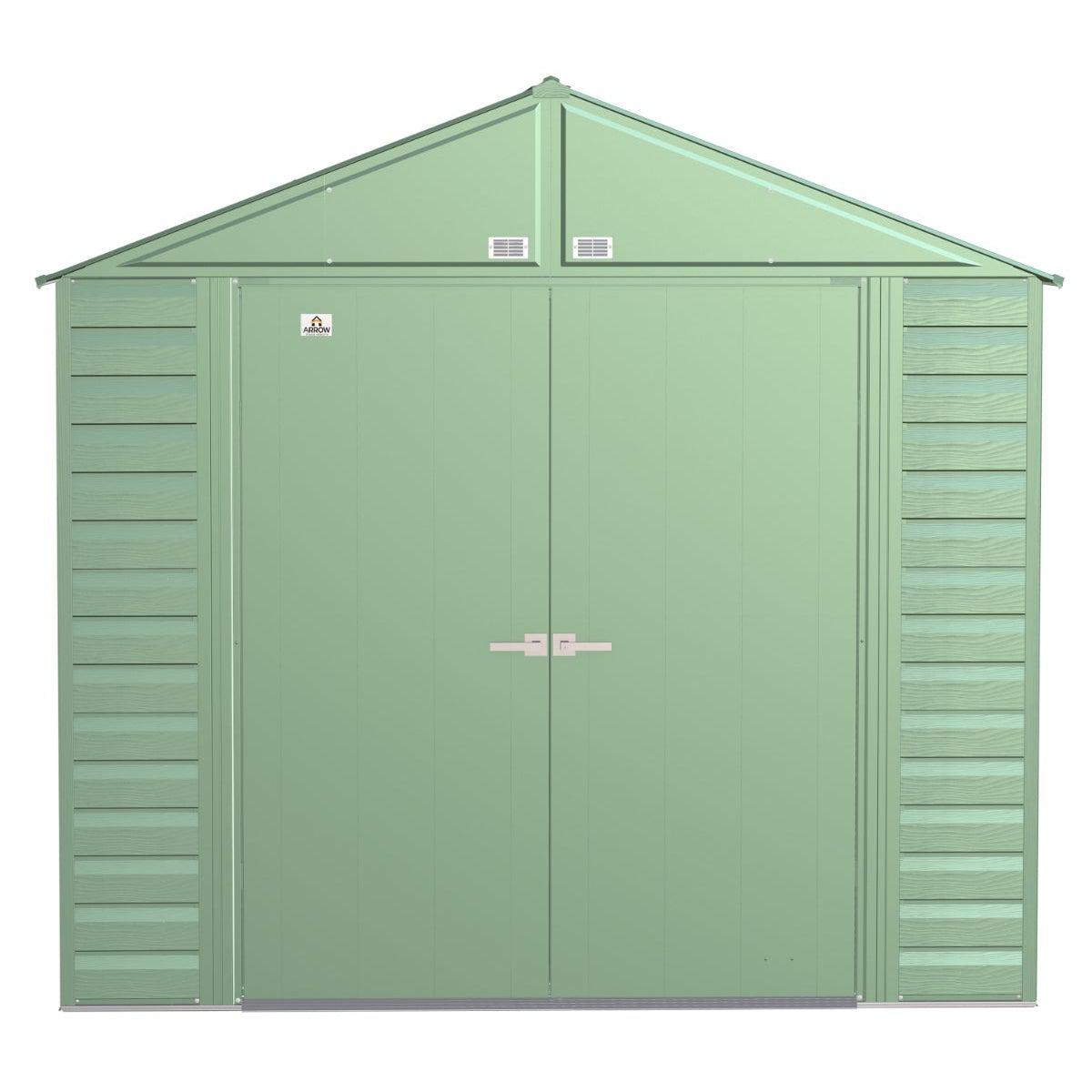 Arrow Select Steel Storage Shed 8 x 6 ft. - Delightful Yard