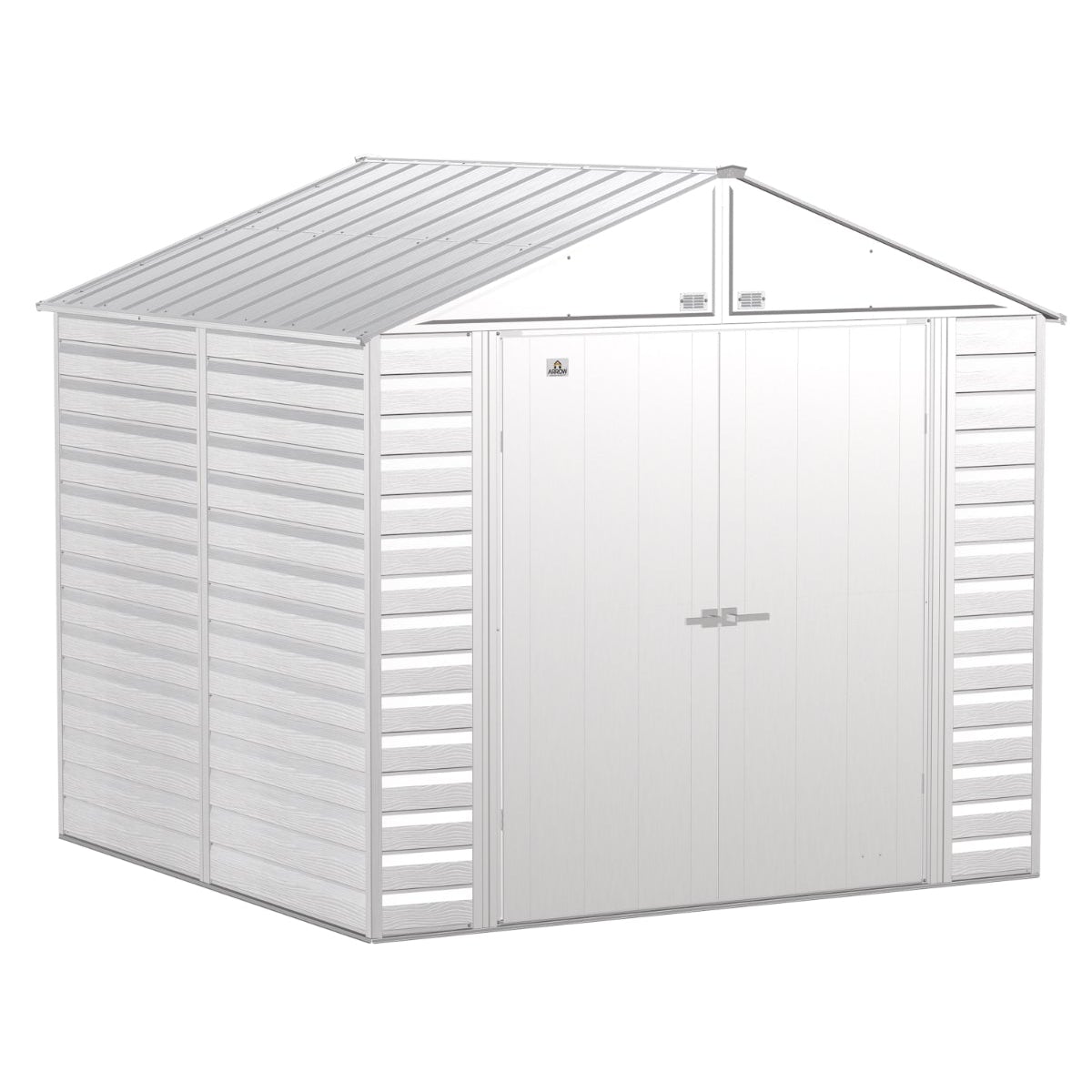 Arrow Select Steel Storage Shed 8 x 8 ft. - Delightful Yard