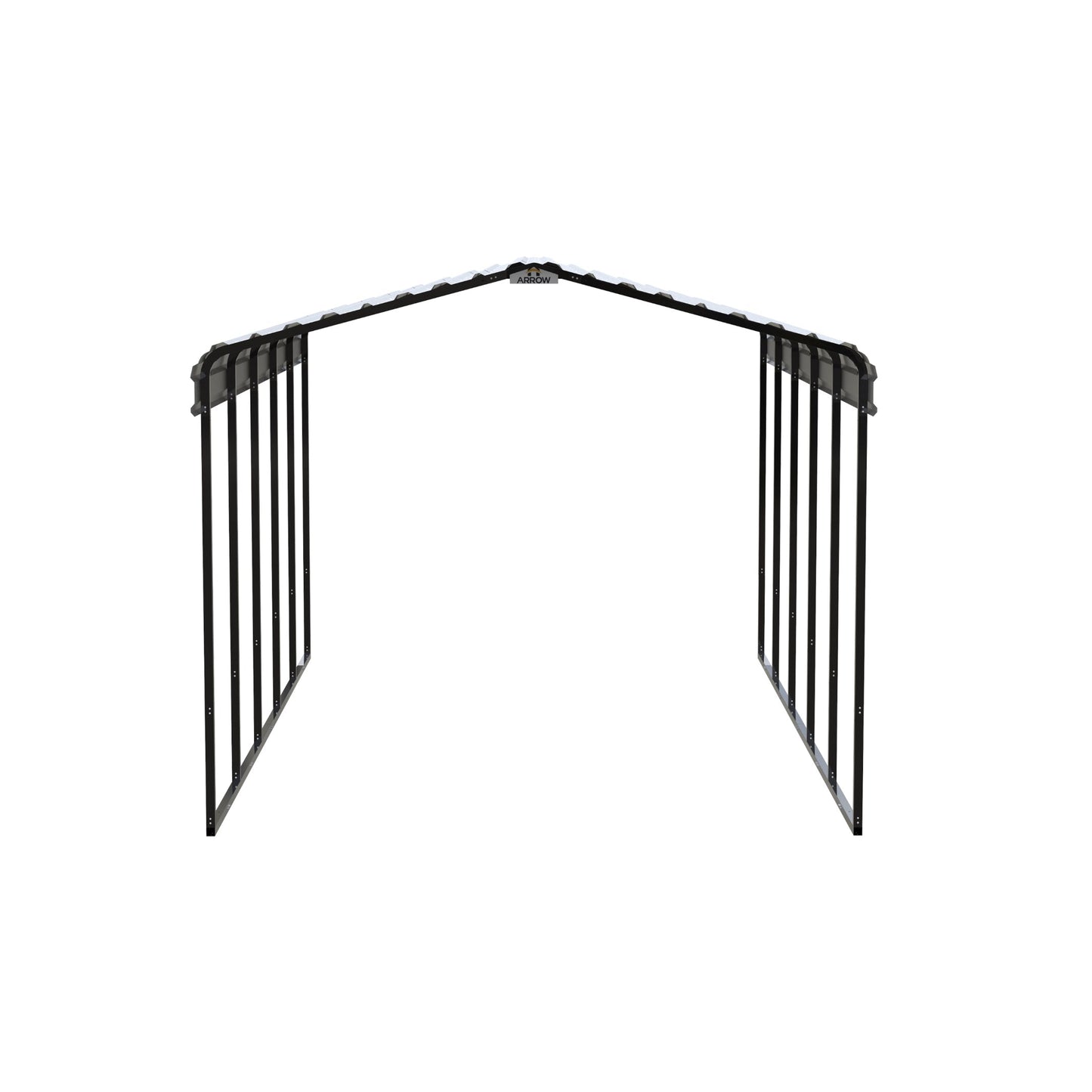Arrow Steel Carport Canopy 12 x 24 x 9 ft.-Delightful Yard