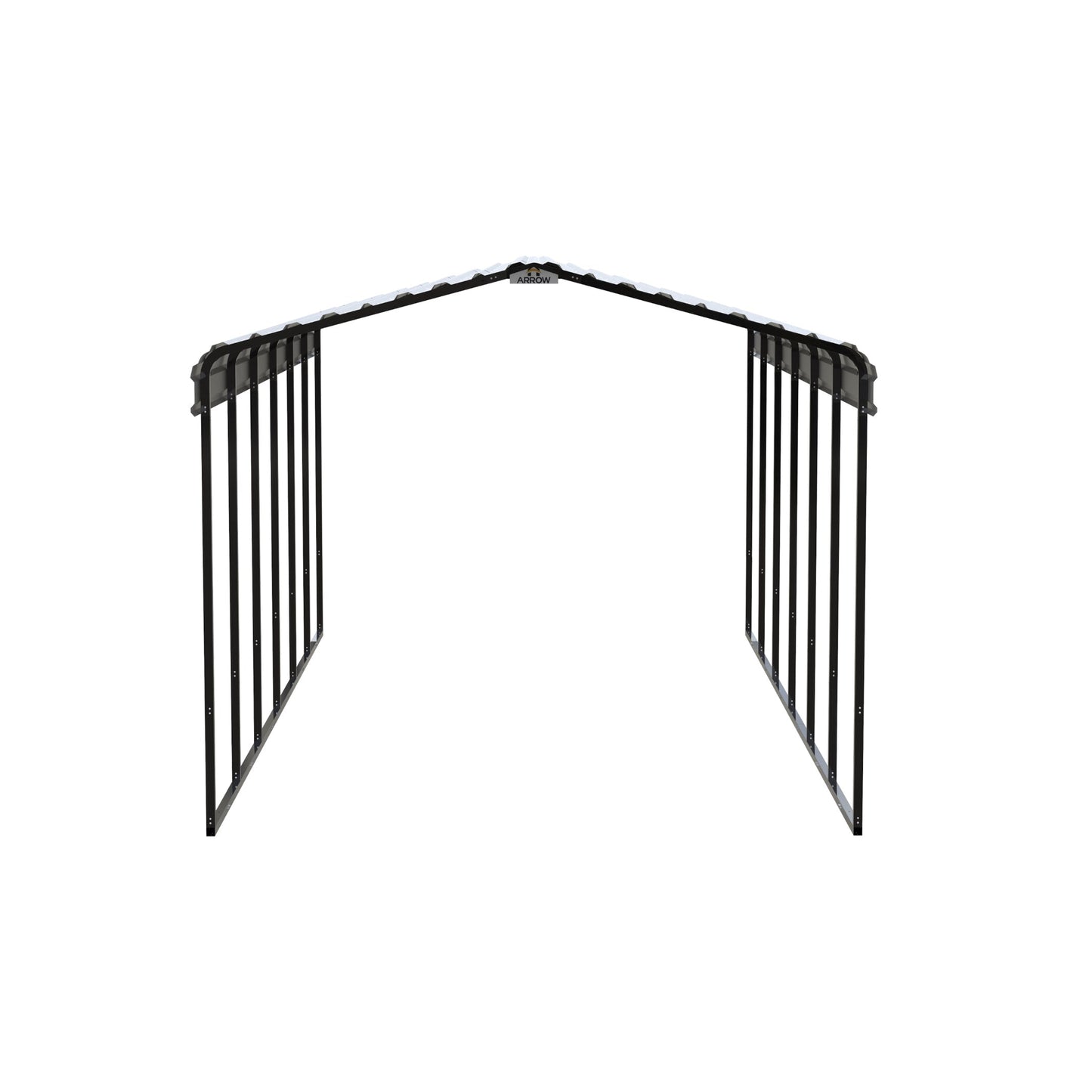 Arrow Steel Carport Canopy 12 x 29 x 9 ft.-Delightful Yard