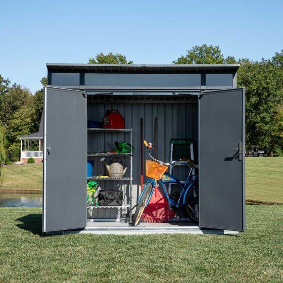 Sojag Denali Steel Storage Shed 8 x 5 ft. - Delightful Yard