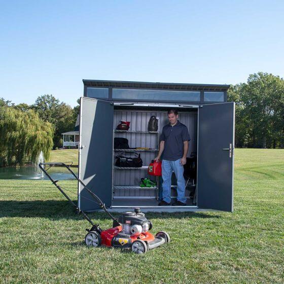 Sojag Denali Steel Storage Shed 8 x 5 ft. - Delightful Yard
