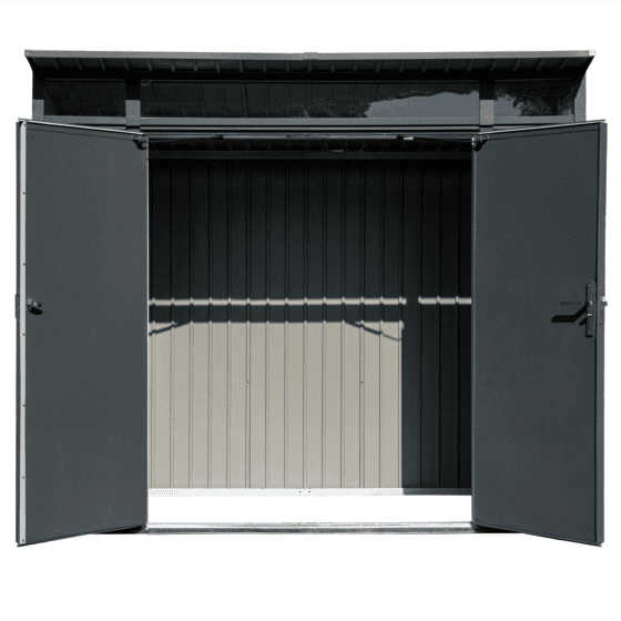 Sojag Denali Steel Storage Shed 8 x 5 ft. - Delightful Yard