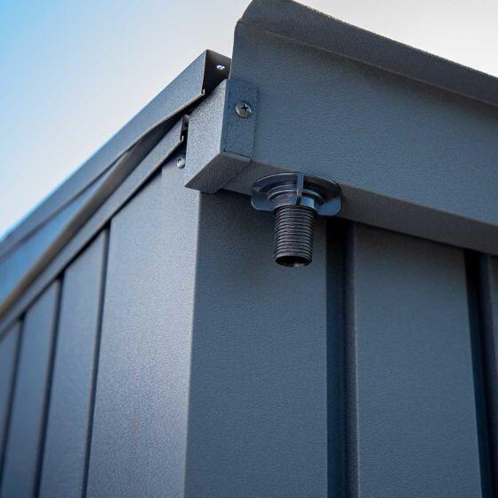 Sojag Denali Steel Storage Shed 8 x 5 ft. - Delightful Yard
